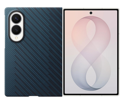 Etui do telefonów Samsung Carbon Magnet do Fold 8 granatowy
